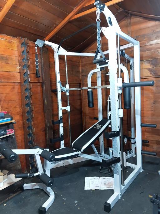  — Smith machine Marcy 2750 with bench - can del