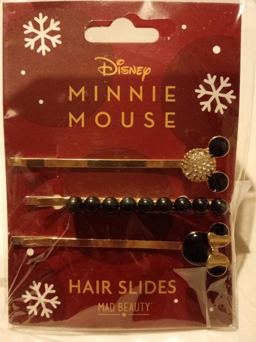  — new pack of 3 Disney HAIR SLIDES