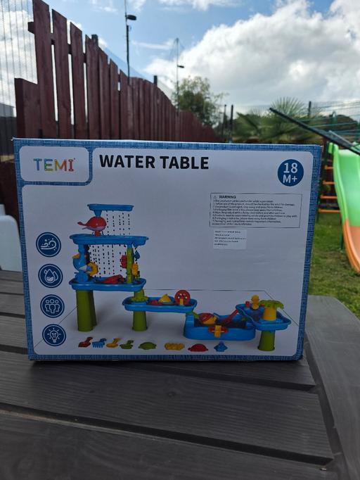  — Water and sand table kids activity