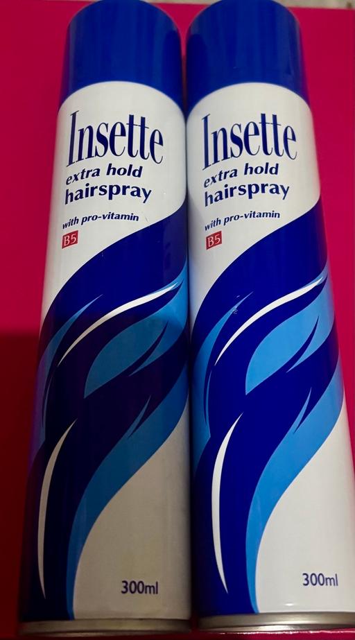  — New 2 x Insette Extra Hold Hairspray 300ML