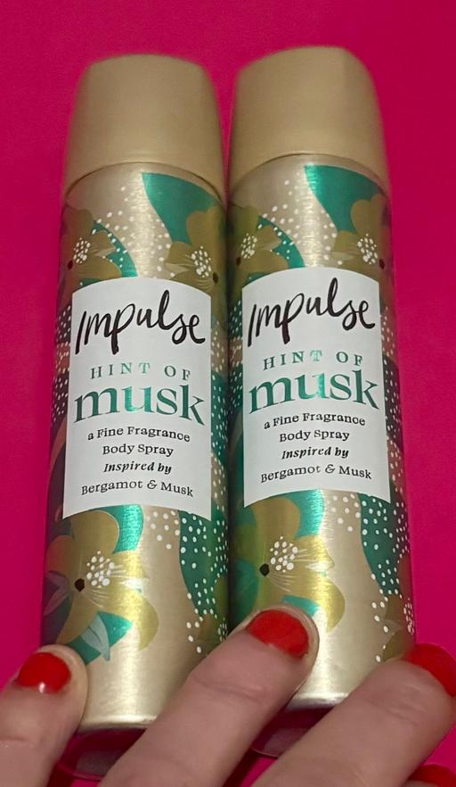  — New 2 x Impulse Musk Body Spray 75ml