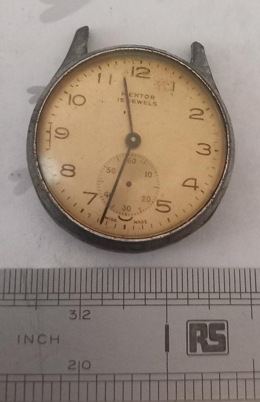  — Vintage 1940s Mentor Swiss Watch Head
