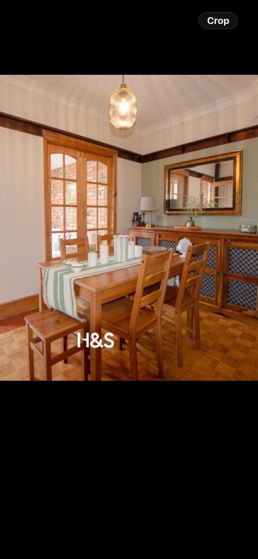  — Dining table and 4 chairs