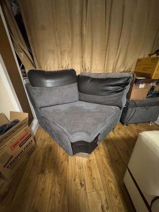  — Corner Seater Grey Sofa