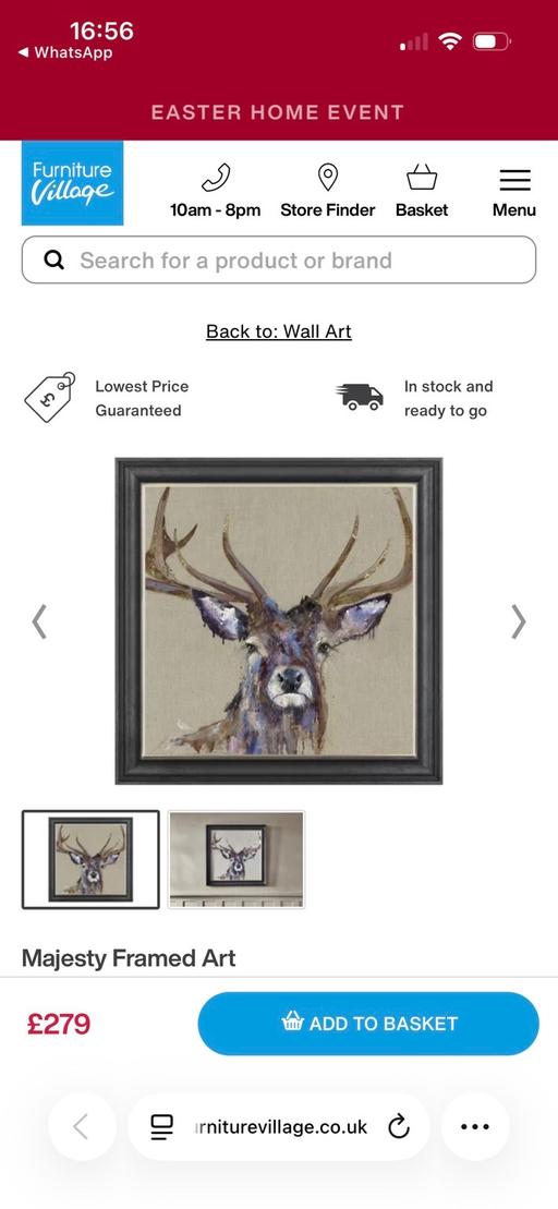  — Artwork Stag