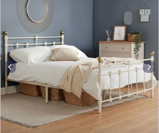  — Small double bed frame and mattress