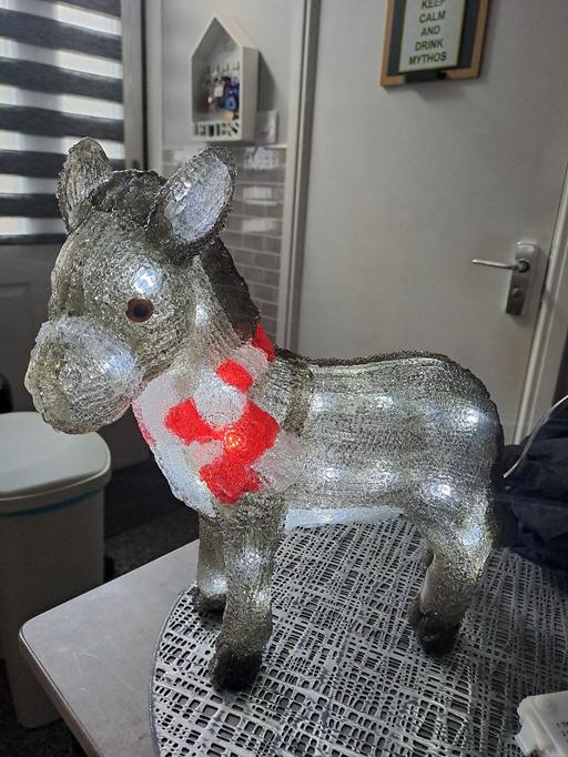 — light up donkey with batteries