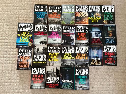  — Job lot of Peter James books