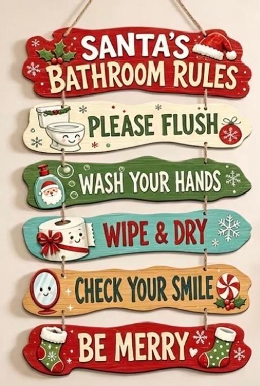  — Wall wood sign