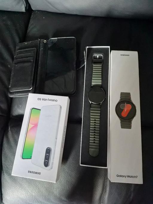  — samsung A56 and a samsung watch 7