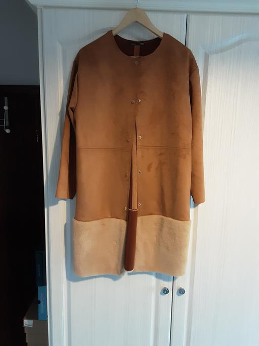  — Ladies Zara Faux Suede Coat