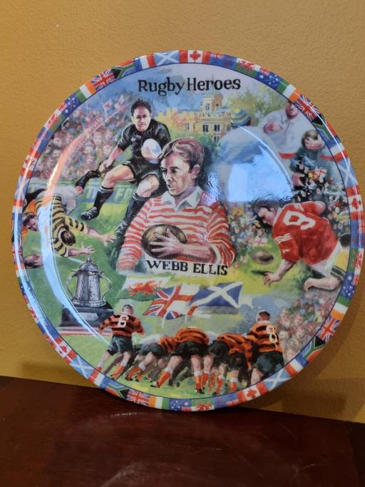  — James Sadler "Sporting Heroes" Plate Rugby