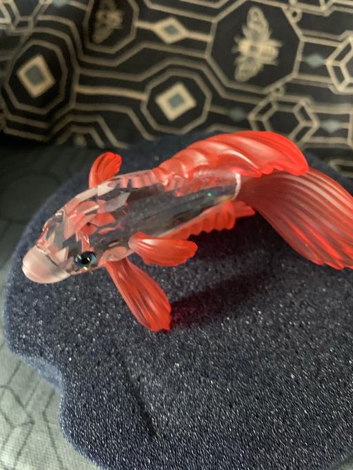  — SWAROVSKI CRYSTAL RED SIAMESE FIGHTING FISH