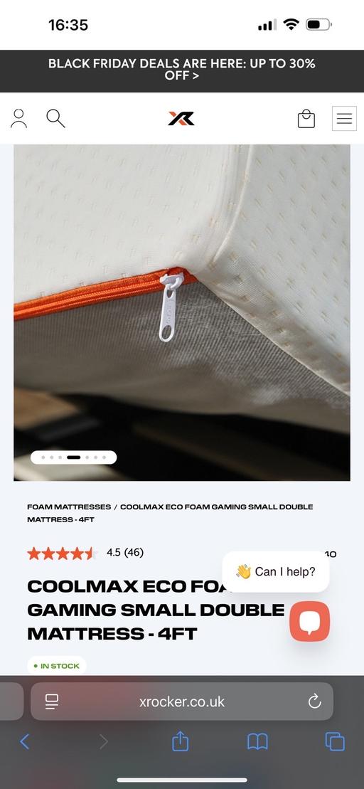  — Small double mattress