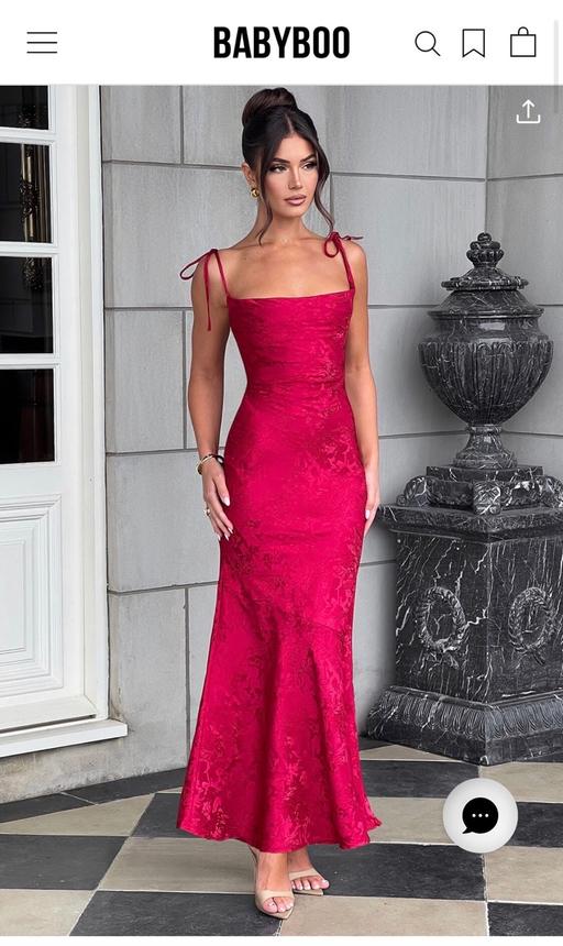 — Babyboo Whitney Red Maxi Dress SX size