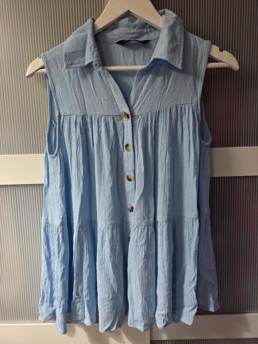  — Size 12 F&F pale blue blouse