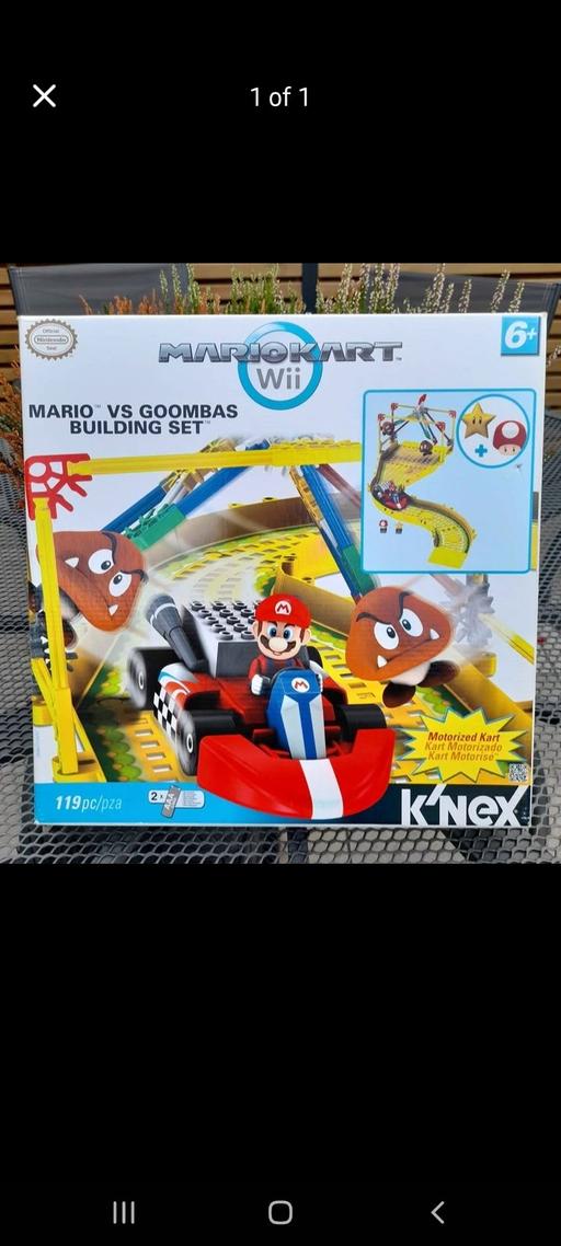  — K'nex MARIOKART Mario vs Goombas building set