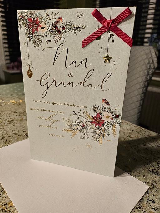  — Nan & Grandad Card Christmas 🎄CLINTONS ✨️