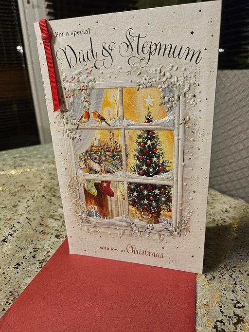  — Dad Stepmum Card Christmas 🎄CLINTONS ✨️