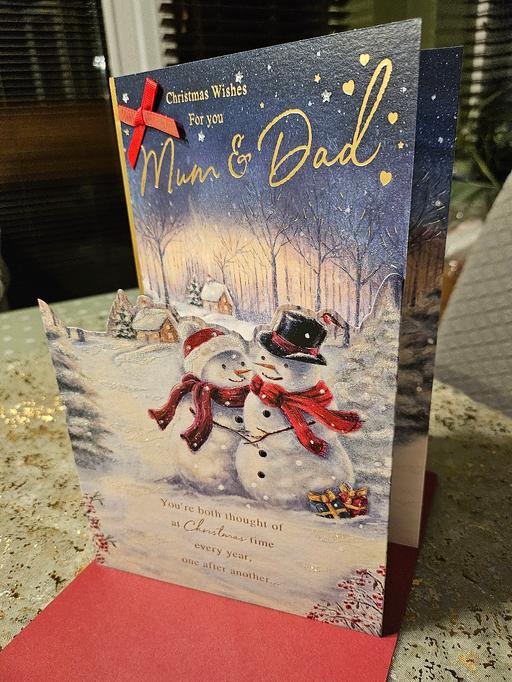  — Mum & Dad Card Christmas 🎄CLINTONS ✨️