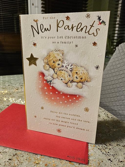  — New Parents Card Christmas 🎄CLINTONS ✨️