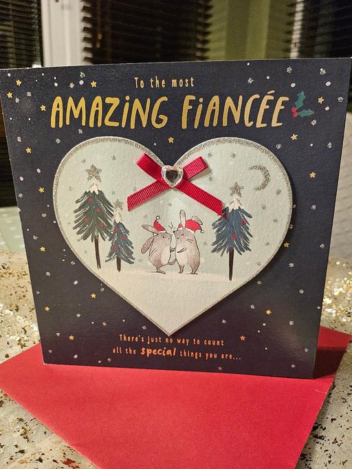  — Fiancée Card Christmas 🎄CLINTONS ✨️