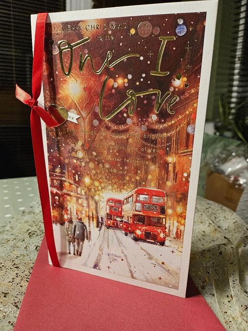  — ONE I LOVE Card Christmas 🎄CLINTONS ✨️