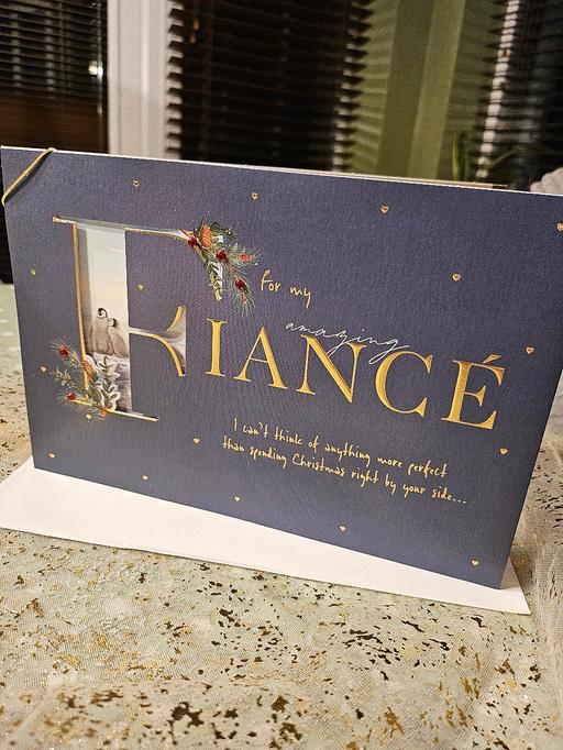  — Fiancé Card Christmas 🎄CLINTONS ✨️