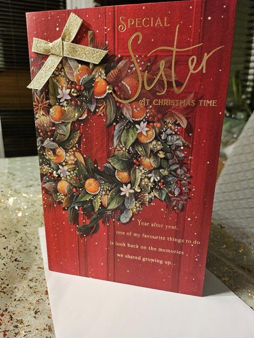  — Sister Card Christmas 🎄CLINTONS ✨️