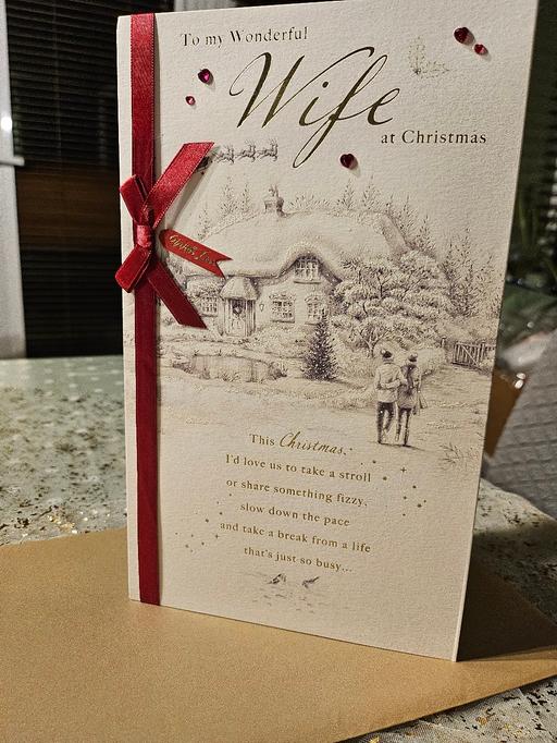  — Wife Card Christmas 🎄CLINTONS ✨️