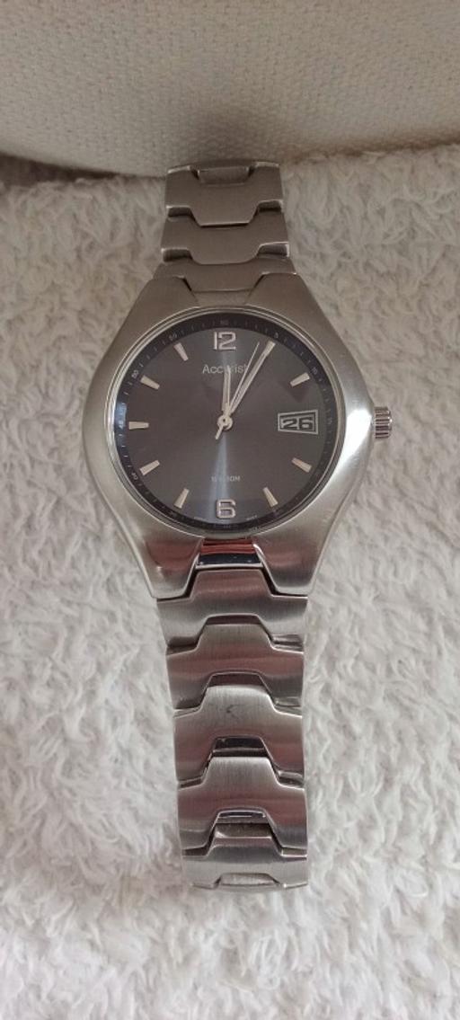  — Accurist stainless steel watch