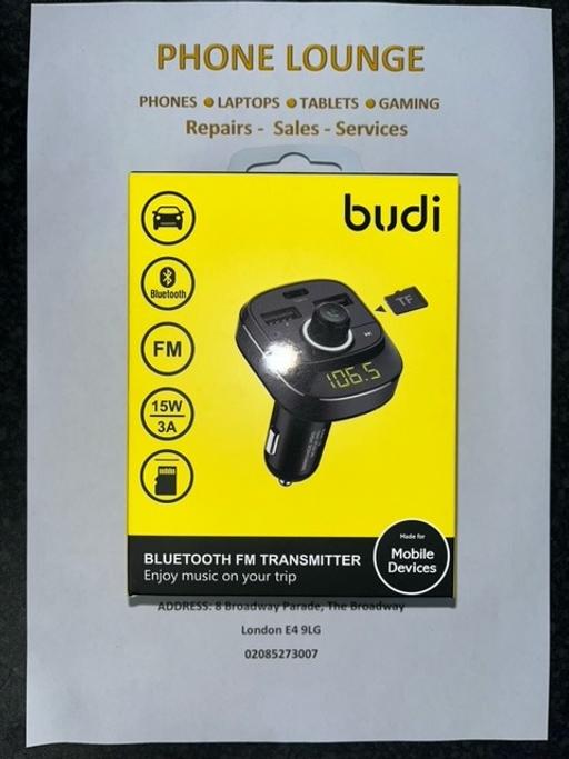 — Budi Bluetooth FM Transmitter 15W