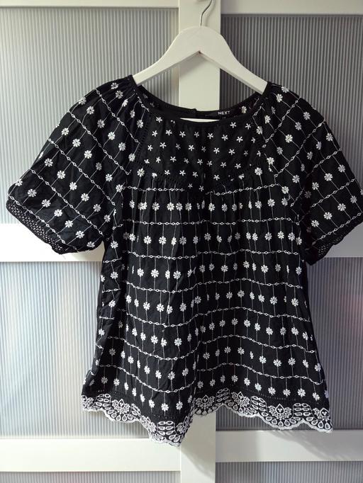  — Size 12 NEXT black blouse top