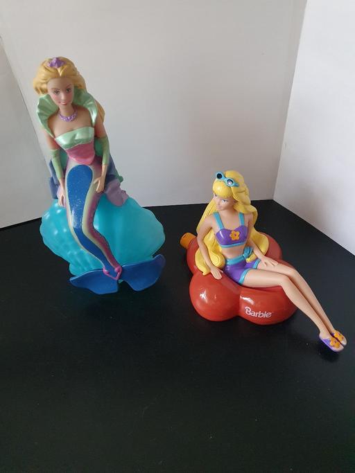  — vintage barbie bubble bath bottles x 2