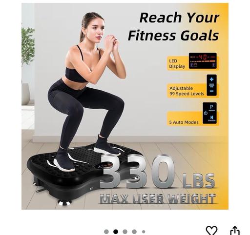  — Powerful vibra plate - brand new