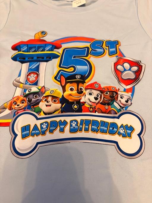  — Paw Patrol Happy 5th Birthday T-Shirt