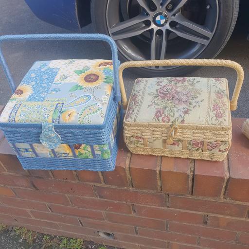  — 2 , Nice Needlework Carrying Cases , Good Con