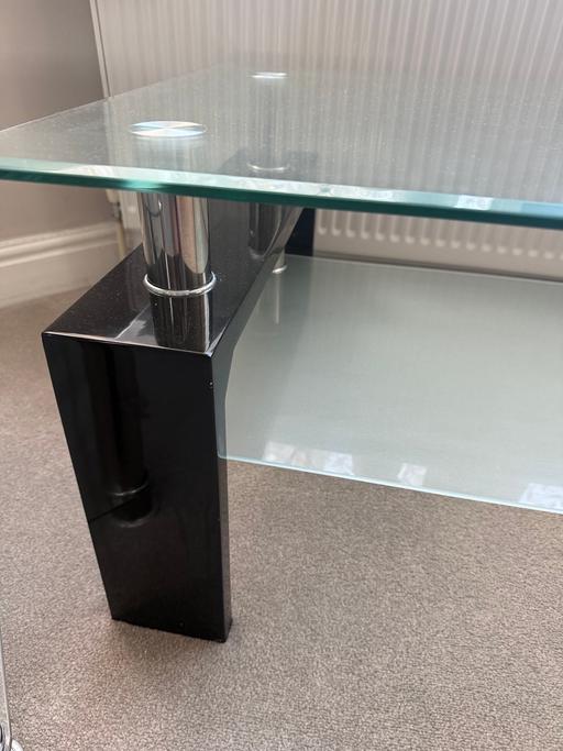  — Glass coffee table