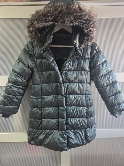  — Age 9 NEXT emerald green coat