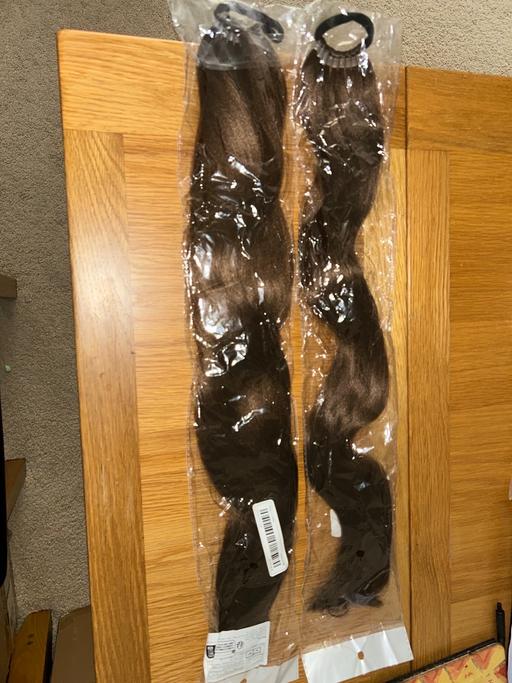  — Ponytail Extension - Dark Brown x 2 packs