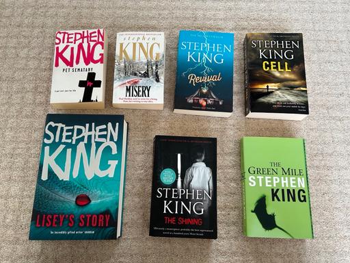  — 7 x Stephen King books