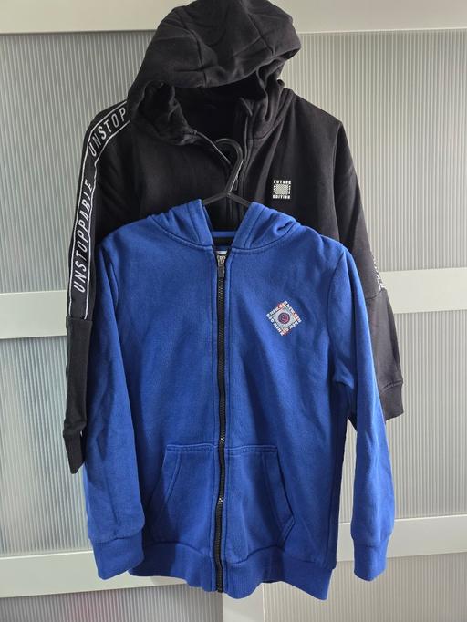  — Age 8-9 GEORGE zip up hooded jackets bundle