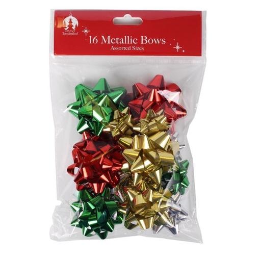  — 16 Metallic Bows
