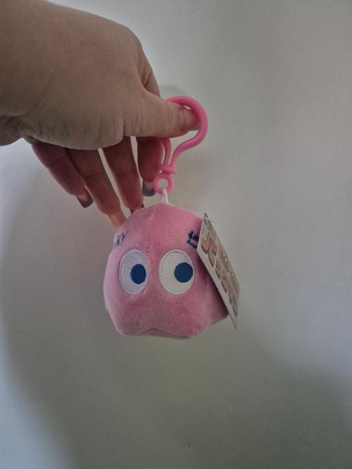  — new Pacman Ghost Plush Keychain
