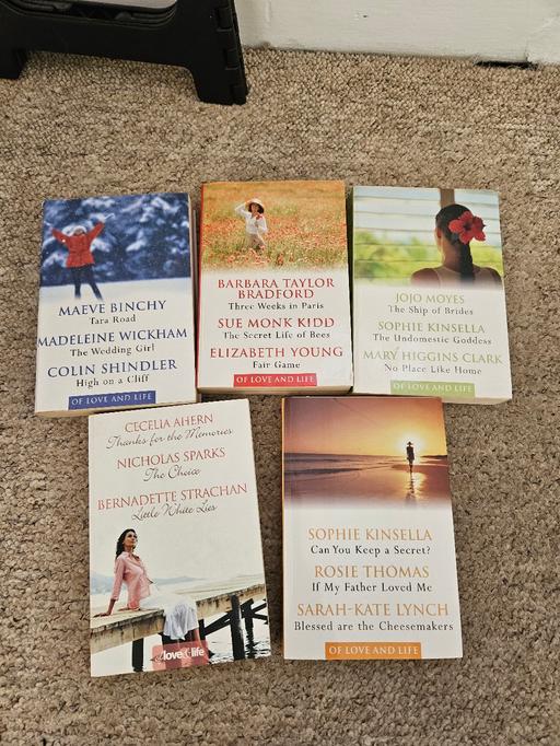  — 5 books with 3 stories in each.