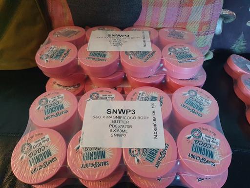  — soap & glory coco body butter 5 x 8 packs