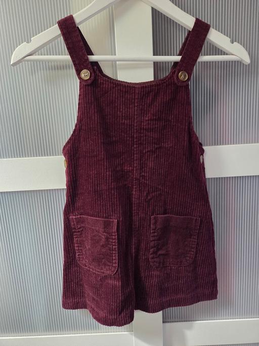  — Age 7-8 NUTMEG burgandy dress