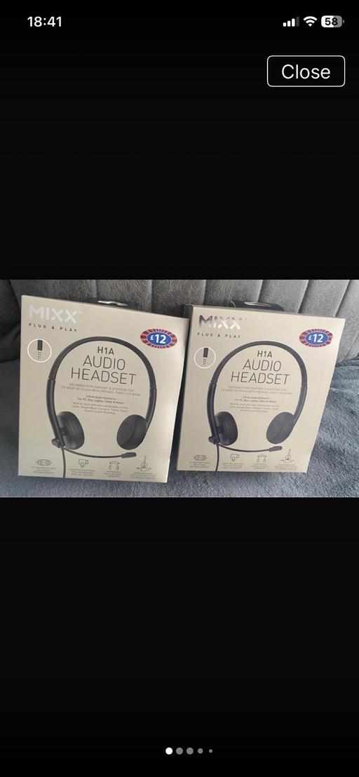  — H1A audio headset 