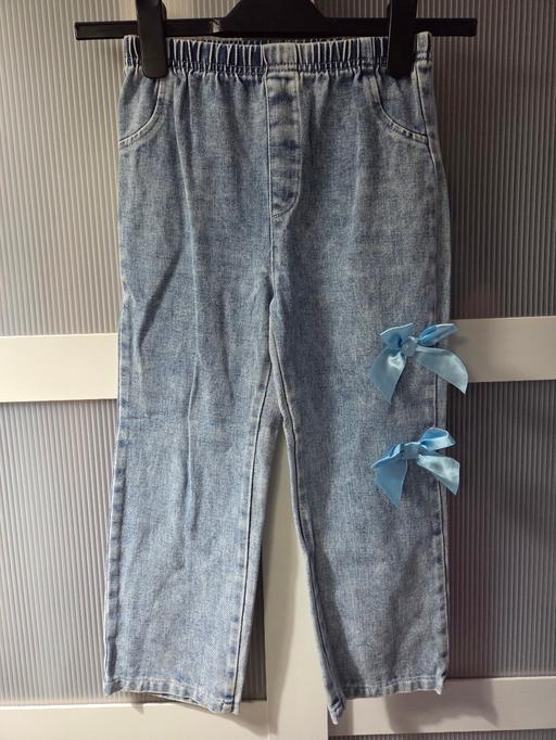  — Age 7 SHEIN bow jeans