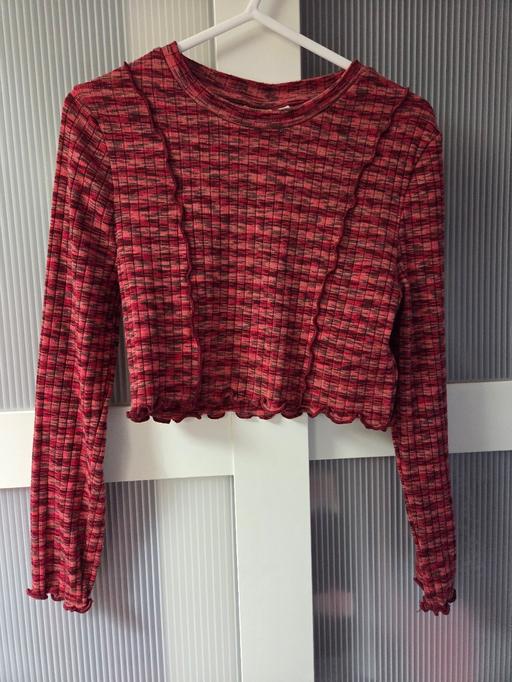  — Age 7 MATALAN cropped long sleeve top